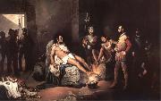 unknow artist The fever of the gold or the interrogations of Coyoacan Spain oil painting artist